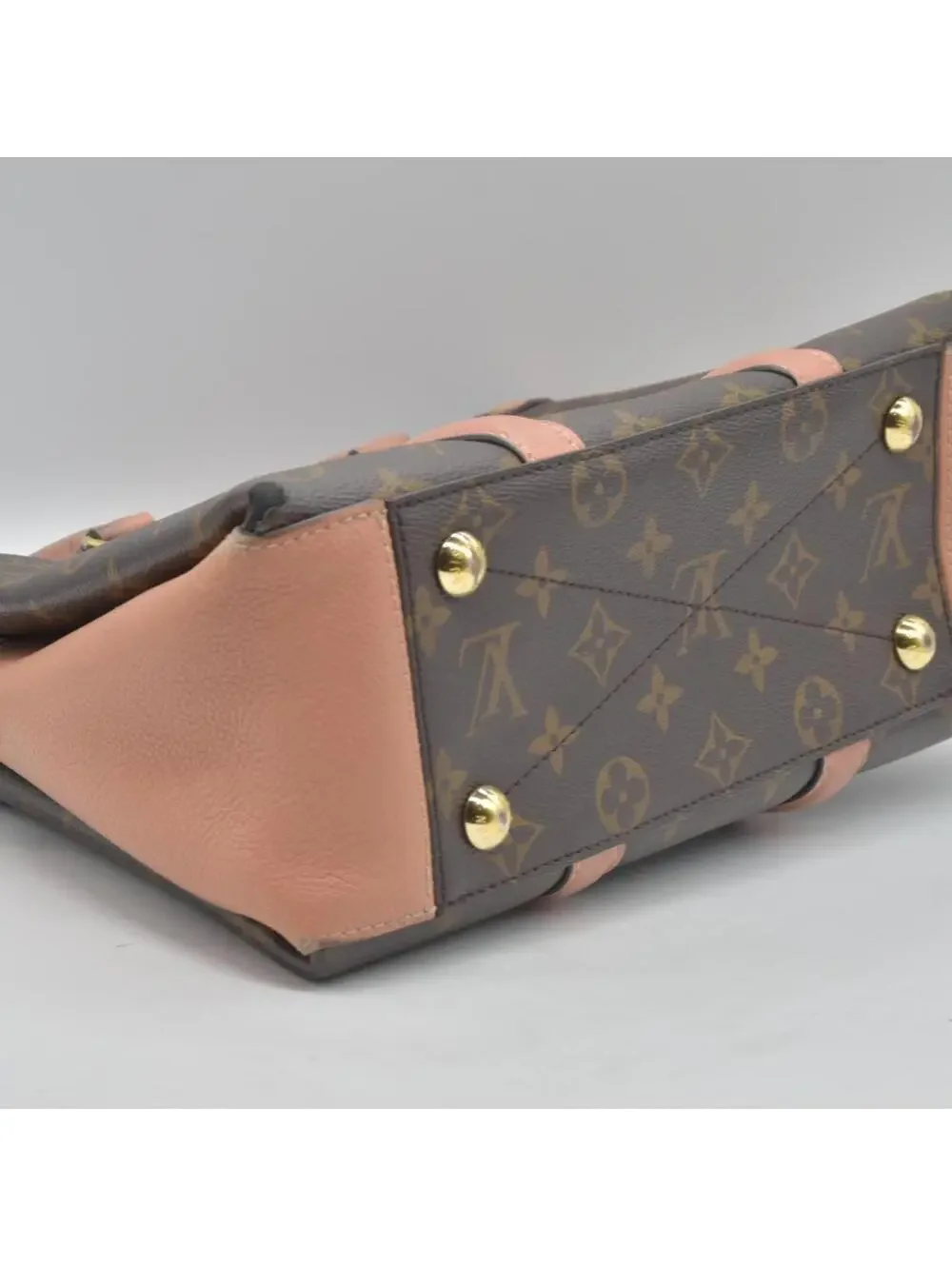 2019 Louis Vuitton Soufflot BB Monogram Peach Cloth CA4129